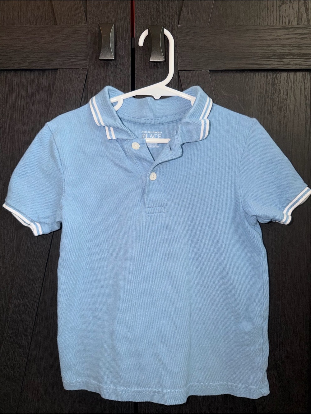 The Children's Place Baby Blue Polo with White Trim